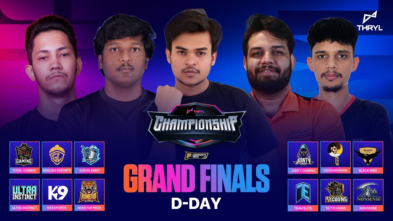 Thryl Championship - Free Fire Max | Grand Finals Day - 2 | ft. #totalgaming #godlike #freefiremax