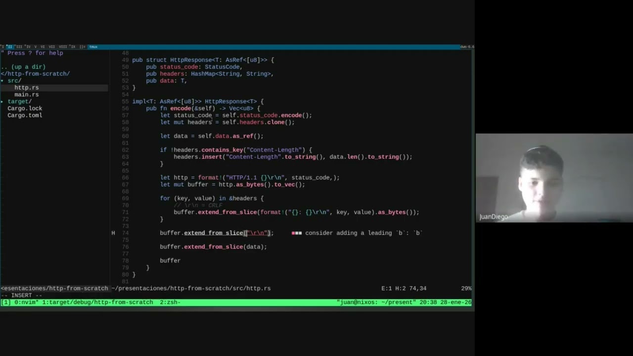 Construyendo un servidor HTTP en Rust desde cero (sin frameworks)