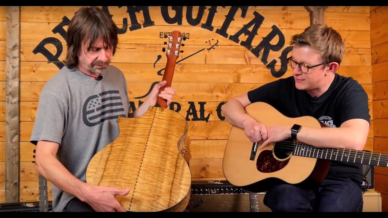 Patrick James Eggle Acoustics - Peach Guitars