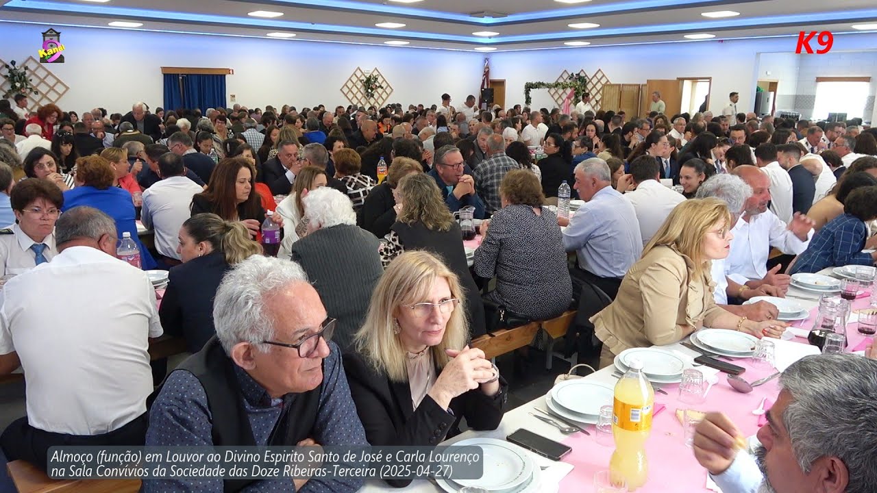 Almoço(Função)em Louvor Divino Espirito Santo de Carla e José Lourenço (2025-04-27), +de 450 pessoas