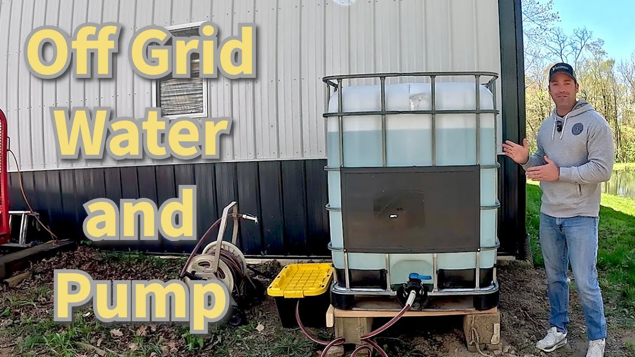 EASY Off Grid Water Storage System- With on Demand Pump
