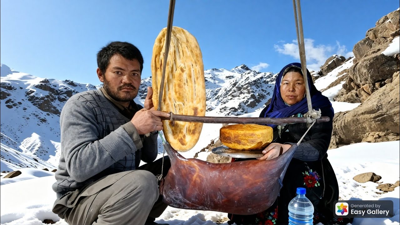 We churn milk to make butter and baked National bread. 