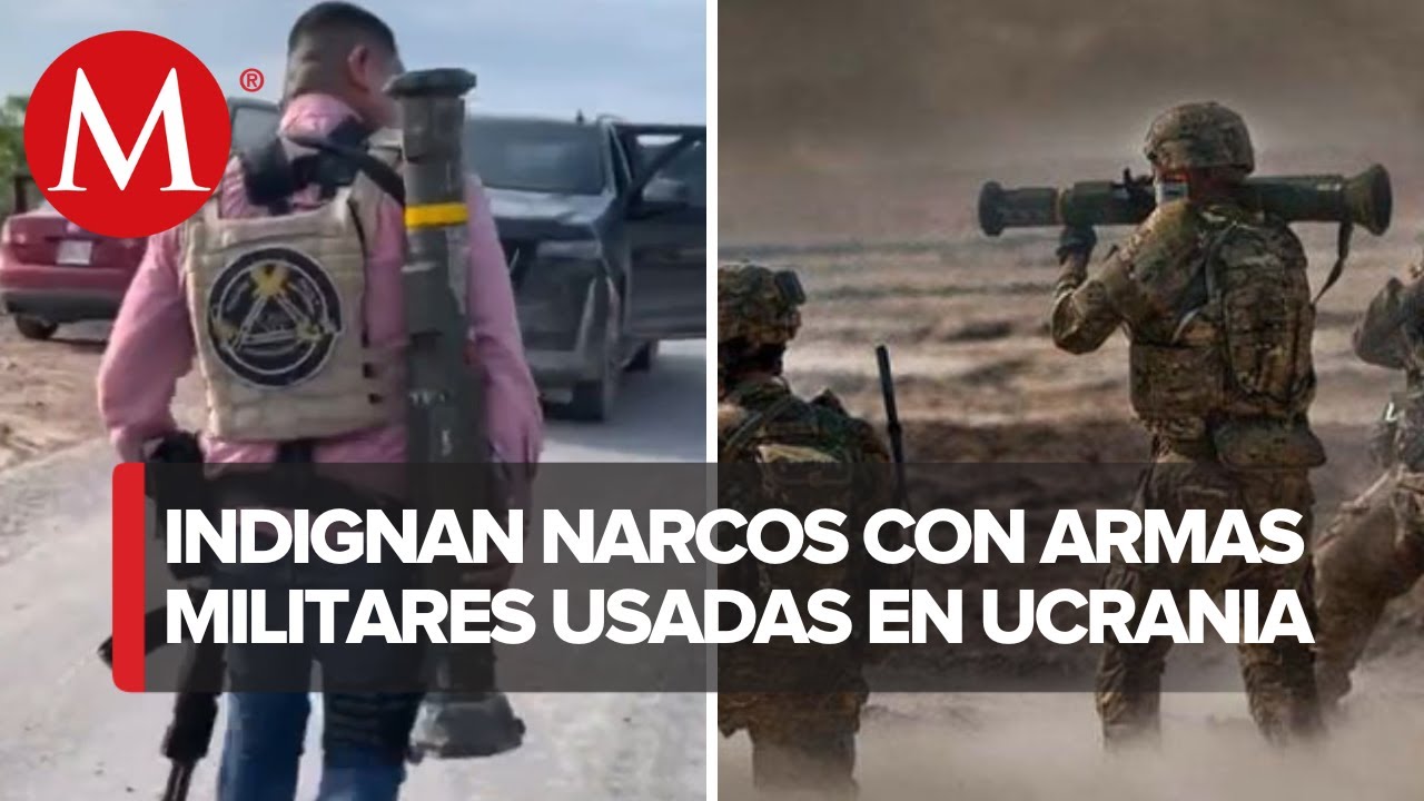 Ya hay reacciones internacionales por imagen de lanzacohetes usado por carteles