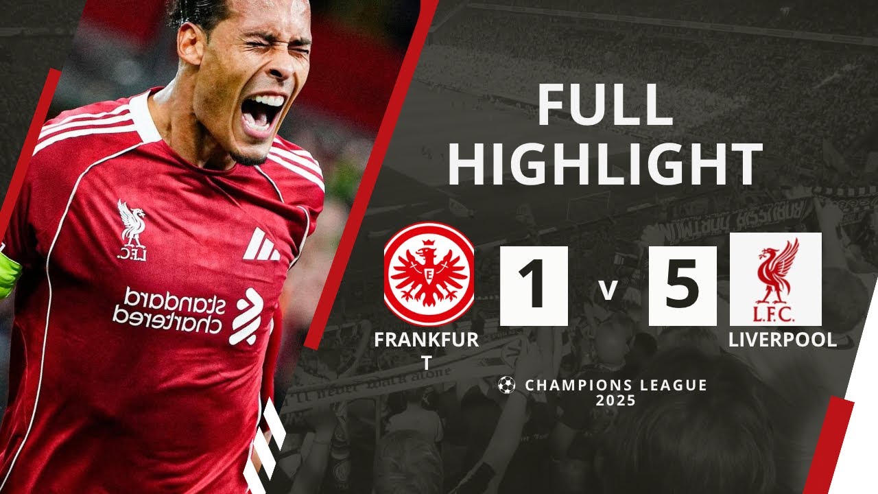 Liverpool🏴󠁧󠁢󠁥󠁮󠁧󠁿 vs Frankfurt🇩🇪 Full Match Highlight5—1 HD 1080 #liverpool #frankfurt #viralvideo 