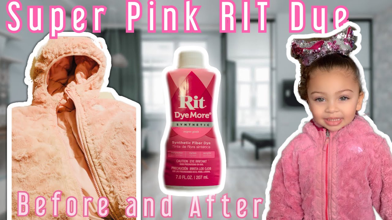 RIT 💖SUPER PINK Fabric Dye | Saved My Daughter’s Northface Coat!!