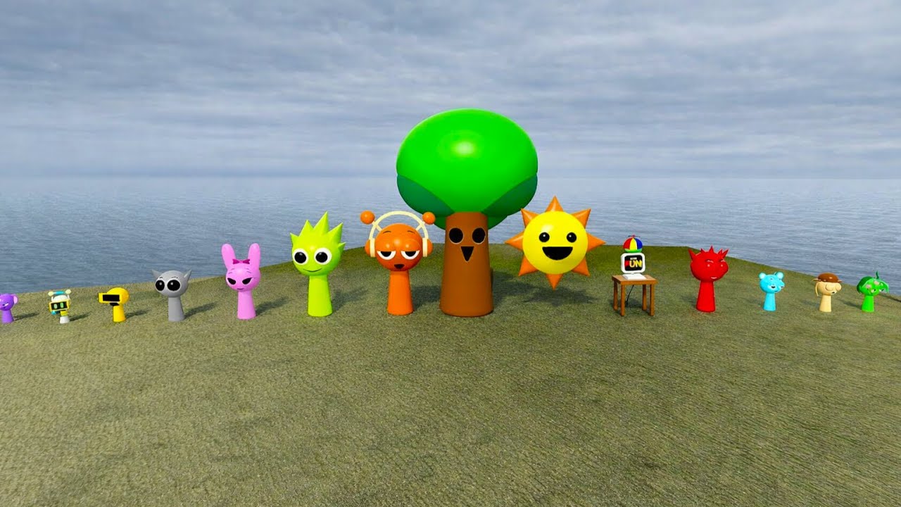 I FOUND ALL SPRUNKI SIMON, PINKI, BRUD IN ISLANDS! IN GMOD !