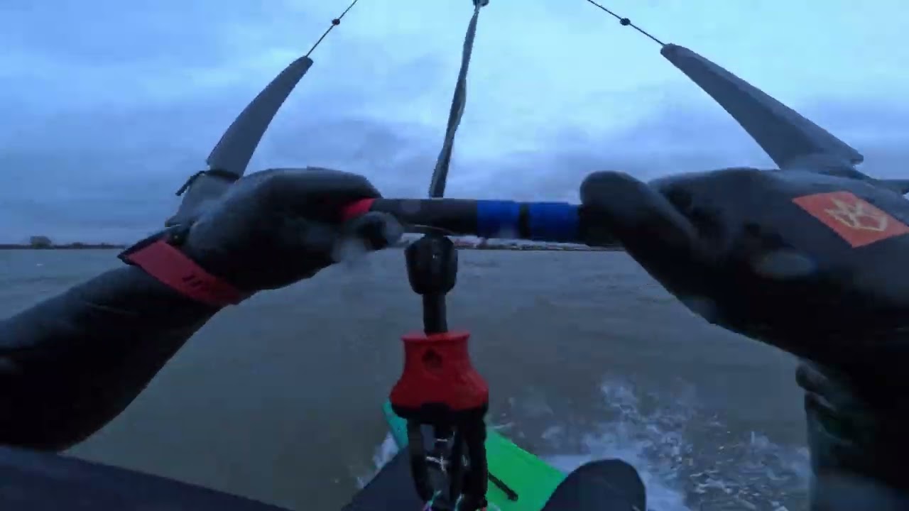 Kitesurfing Rewa 25.01