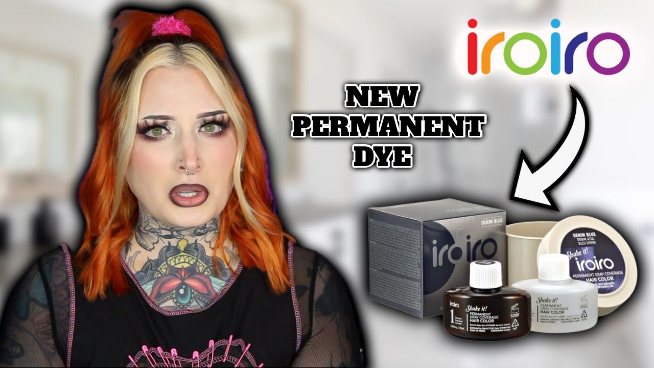 IROIRO PERMANENT HAIR DYE?! 🖤🤎