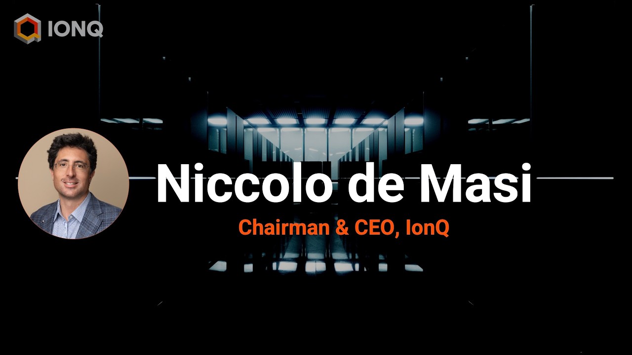 IonQ World Quantum Day - The Full Stack Advantage - Niccolo de Masi