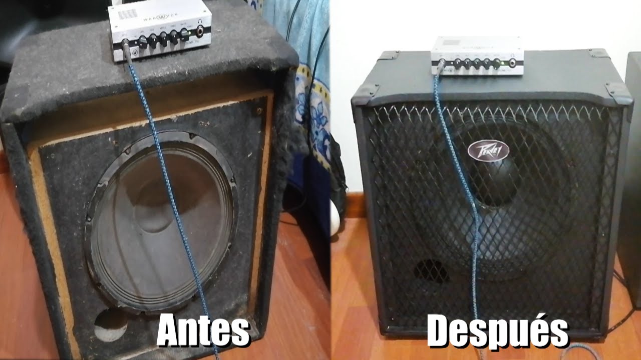 Parte 2 / Convierte tu amplificador descompuesto en un poderoso gabinete para bajo