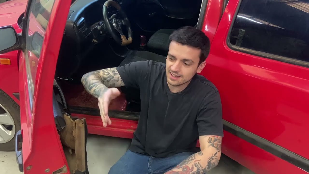 Primeiro vídeo desmontando o Volkswagen Golf Mk3 1.8 1995.