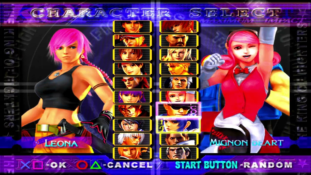 KOF: Maximum Impact (KOFMI) PS2 PCSX2 Gameplay | All Characters Unlocked 4K UHD
