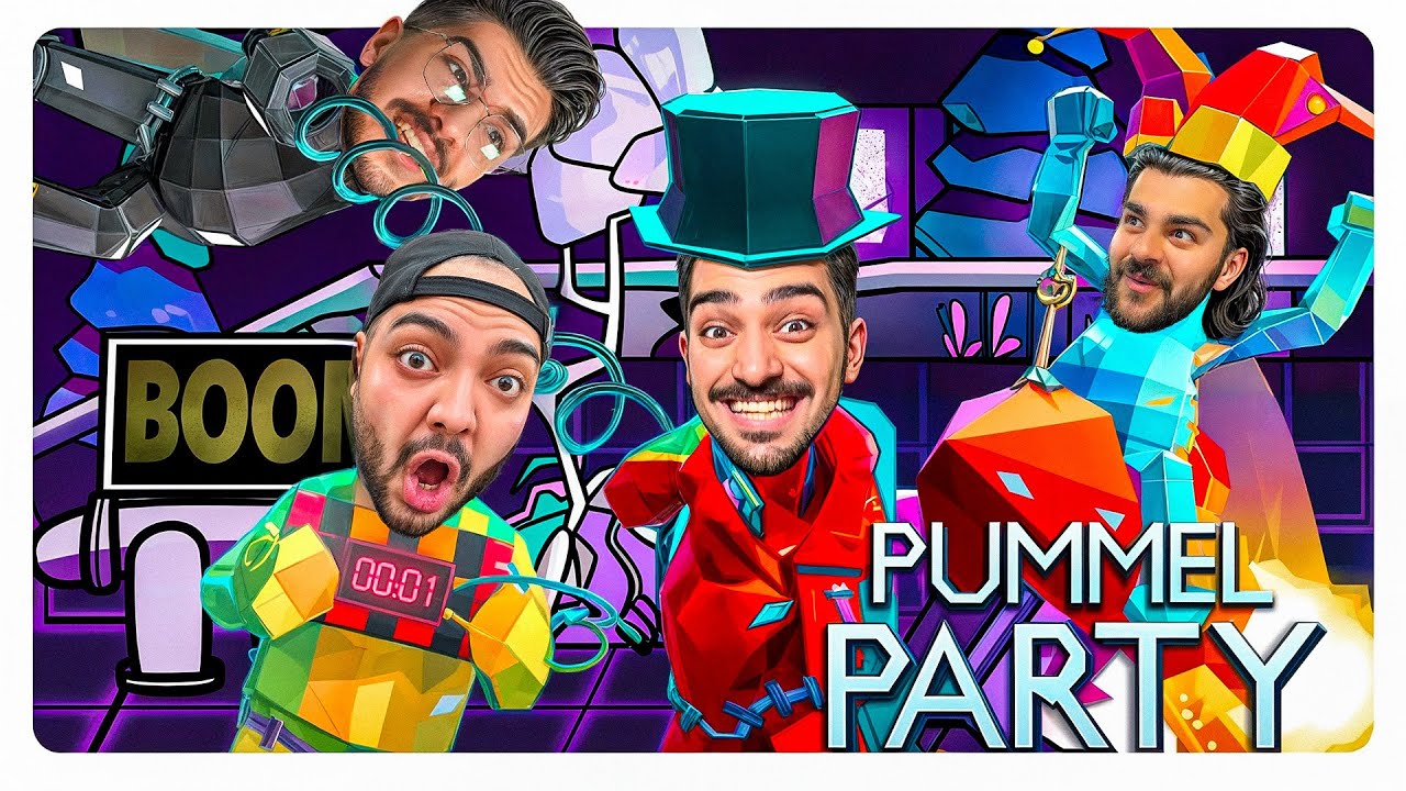 هر کی بیشتر دمیج بده ، جام مال اونه | Pummel Party😂