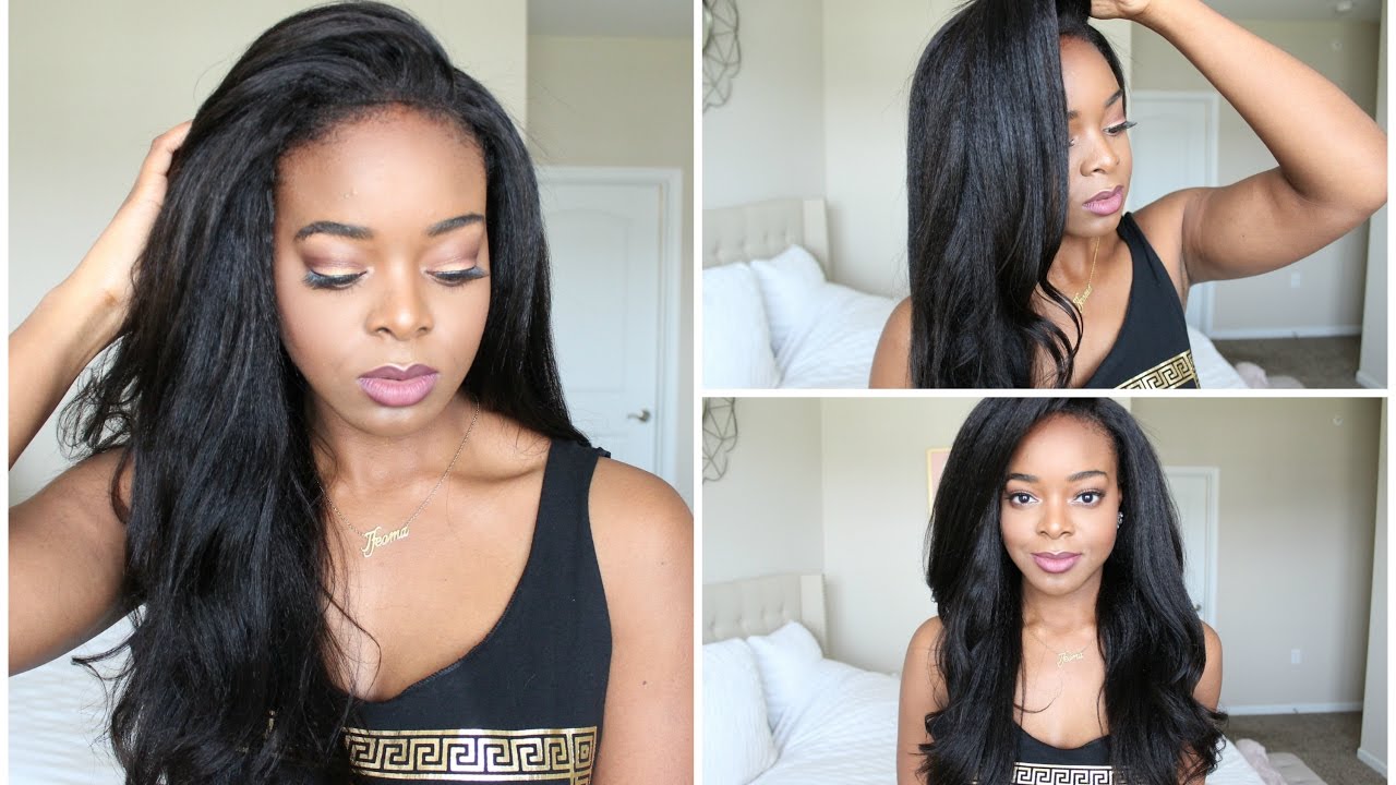 Best Lace Wig Kinky Straight 360 Lace Wig - IfyYvonne