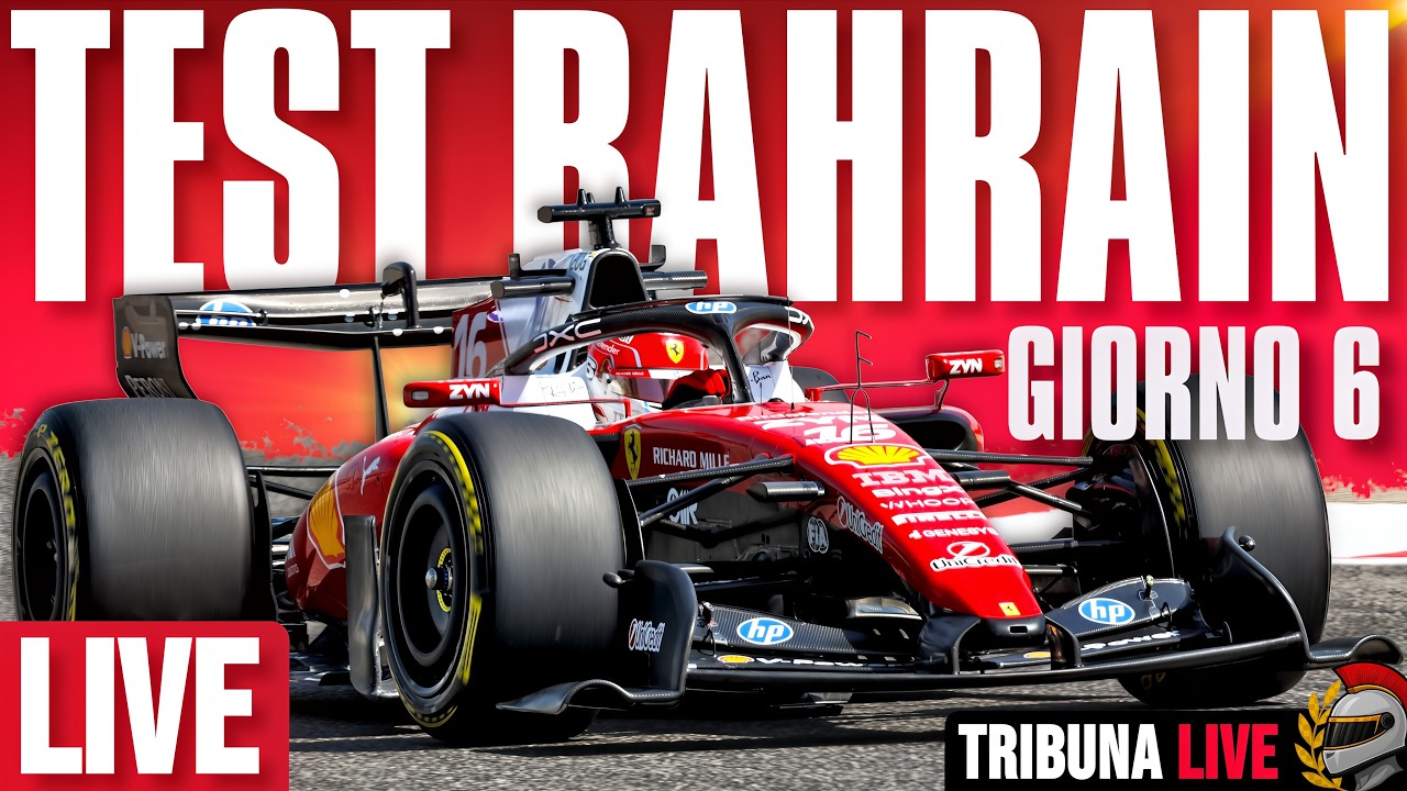 🔴LIVE TEST F1 BAHRAIN🔥ULTIMO GIORNO🔥OGGI SI FA SUL SERIO!