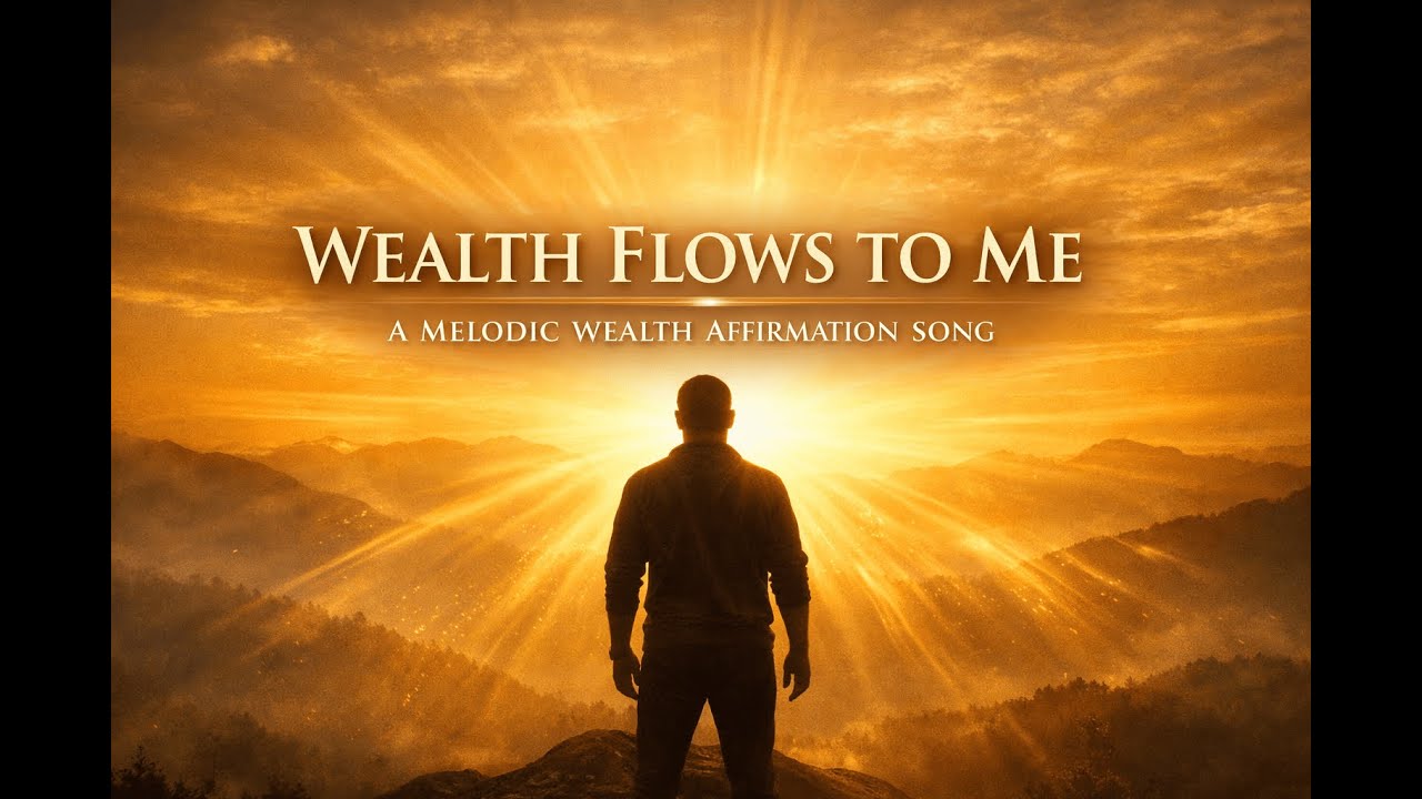 Wealth Flows to Me 🌟 | A Melodic Wealth Affirmation Song for Abundance & Prosperity