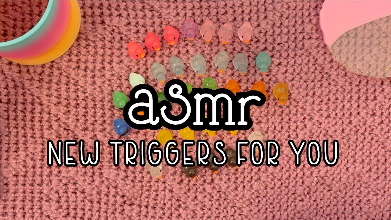 ASMR | new triggers for you 🐣