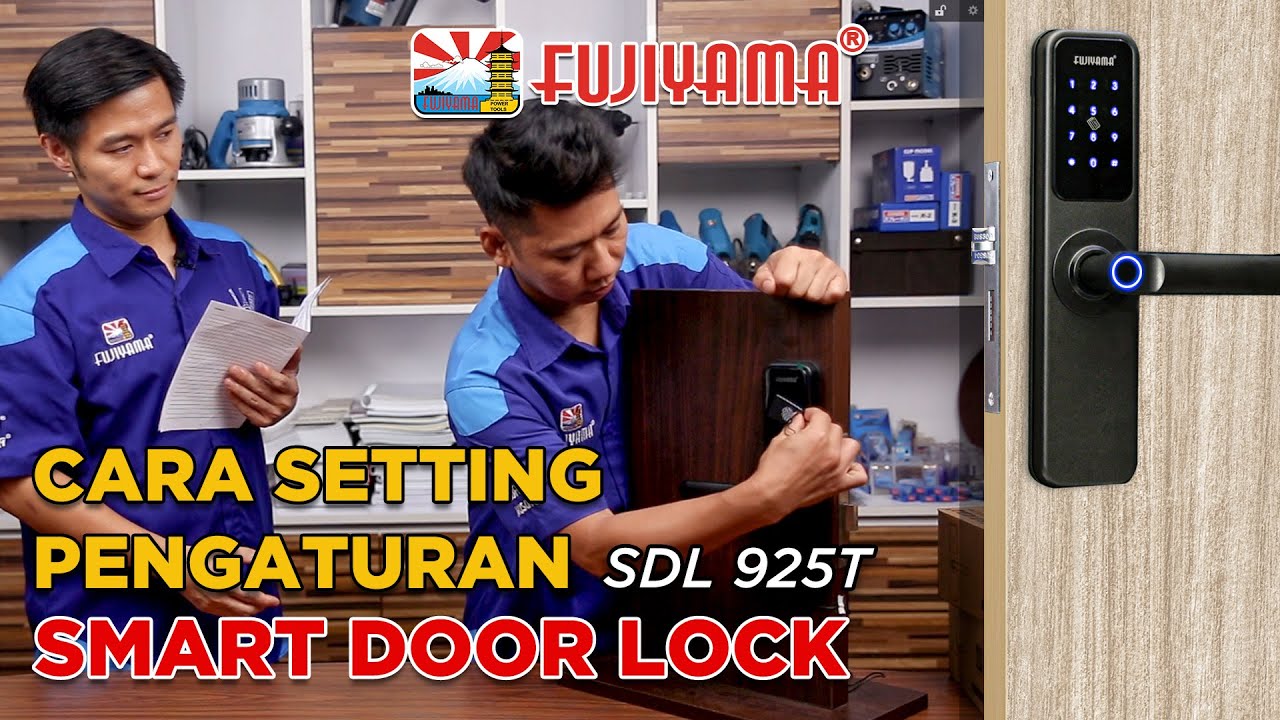 MUDAH !! CARA SETTING / PENGATURAN SMART DOORLOCK SENDIRI // FUJIYAMA SDL925T (TUTORIAL PEENGATURAN)
