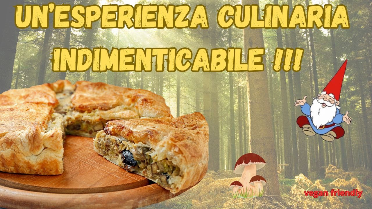 CROSTATA AI FUNGHI VEGANA - UN VIAGGIO NEL CUORE DEL BOSCO