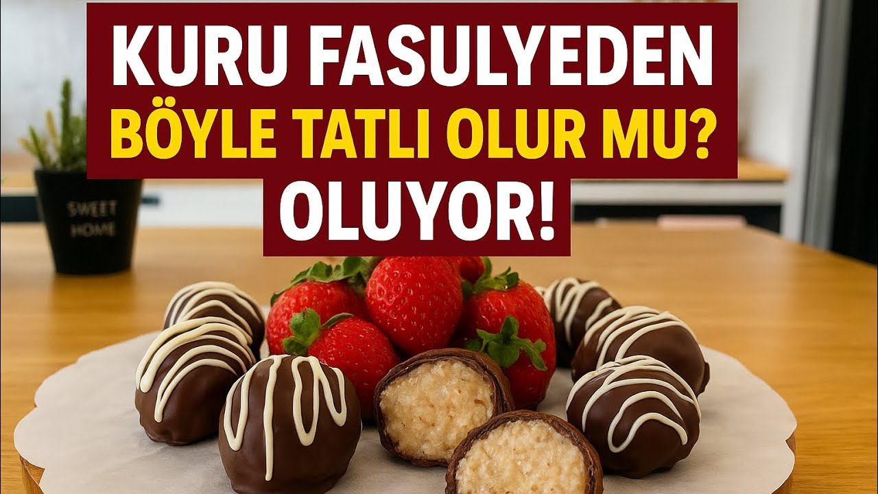  ‼️ KURU FASULYEDEN ÇİKOLATA YAPTIM! KİMSE İÇİNİ TAHMİN EDEMEDİ😱