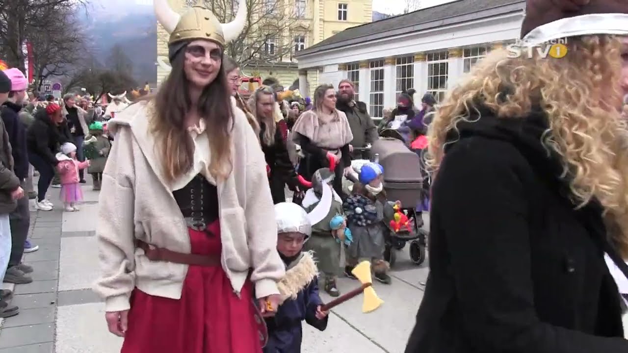 Fasching in Bad Ischl: Kinderfaschingsumzug www.stv1.at