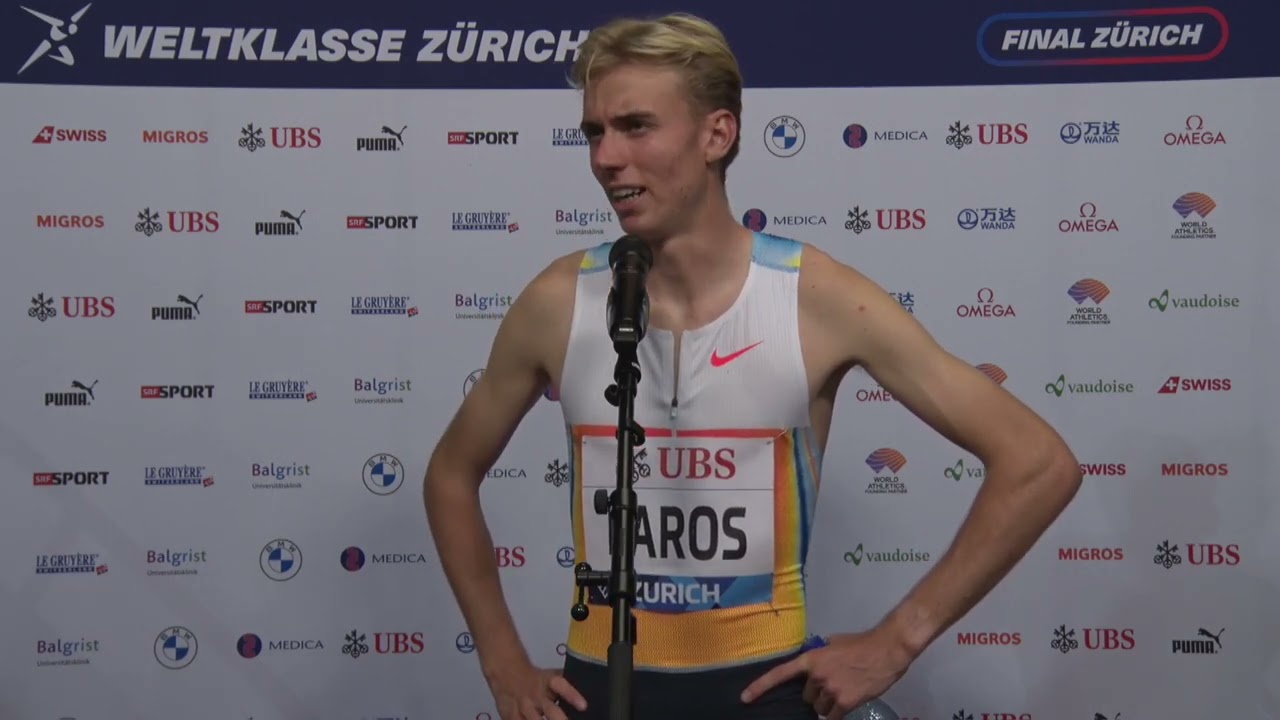 Niels Laros Wins Diamond League 1500m in Dutch Record 3:29.20 [Interview]