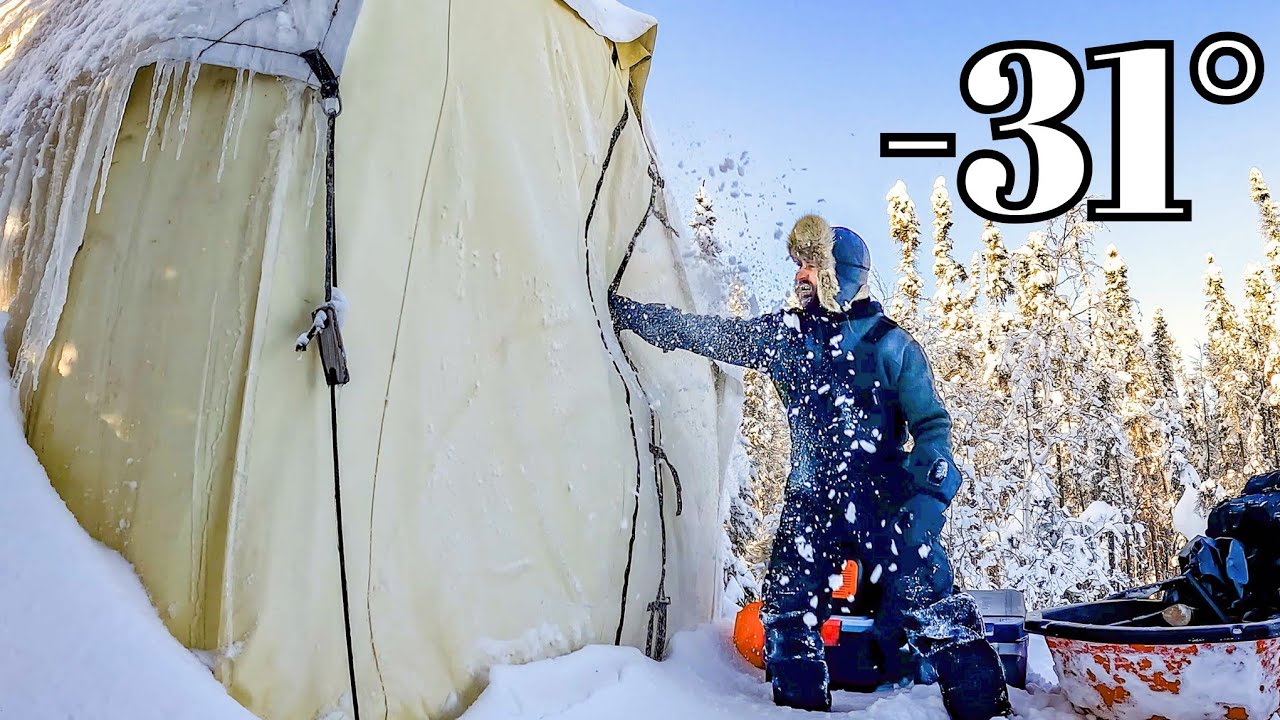 DEEP SNOW CAMPING