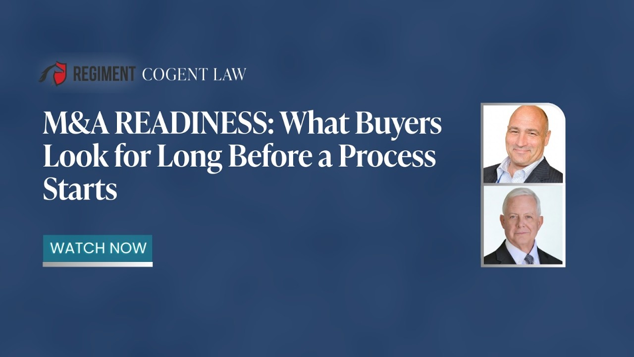 M&A Readiness: What Buyers Look for Long Before a Process Starts