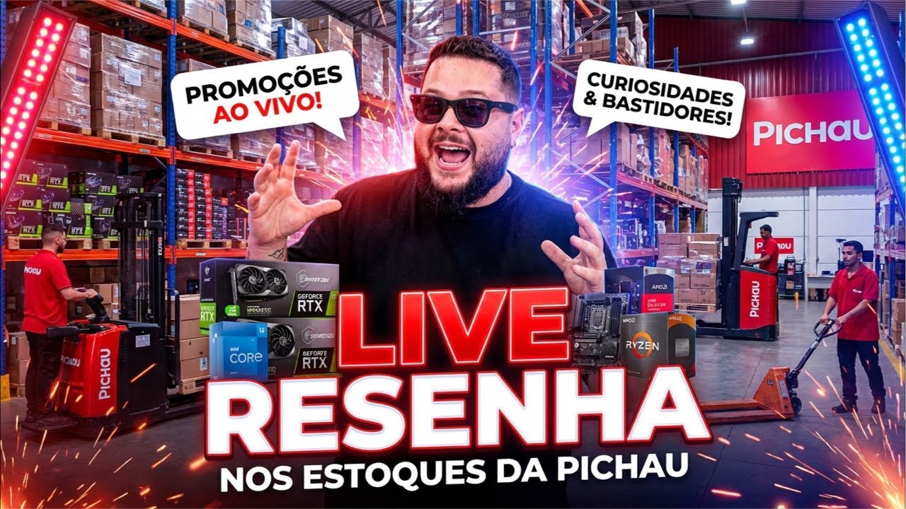 Acompanhe o movimento NOTURNO na PICHAU ao vivo! Resenha, Promoções...