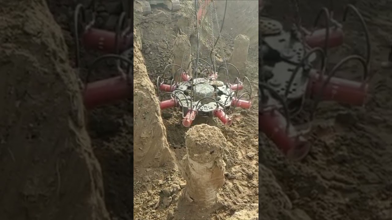 Hydraulic Concrete Pile Crusher & Pile Breaker