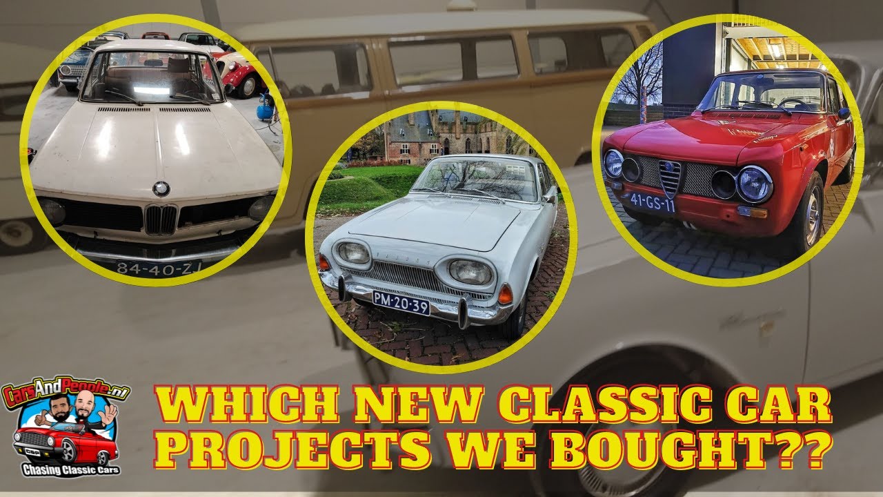 Welke oldtimer restauratie projecten hebben we nieuw gekocht? Auto Vlog klassieke collectie