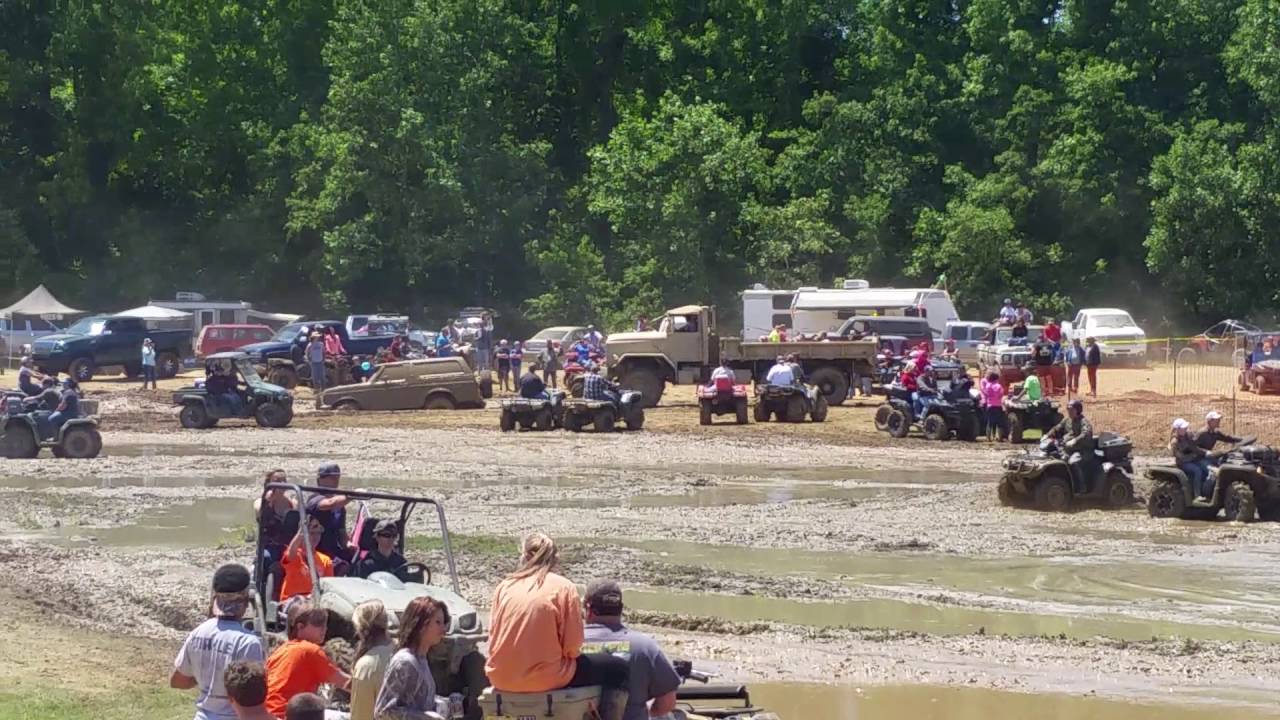 M923A1 pullng out a sunken suv