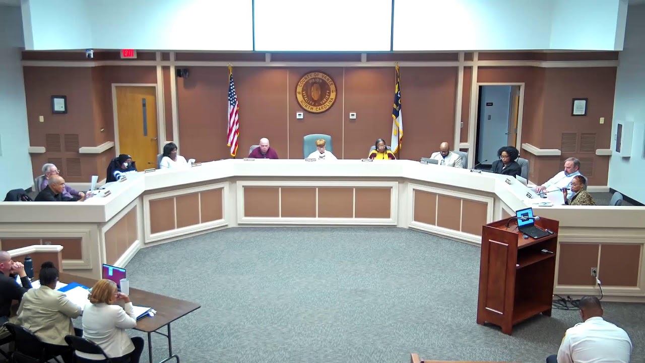 Vance County Board of Commissioners - Regular Meeting - March 2, 2026