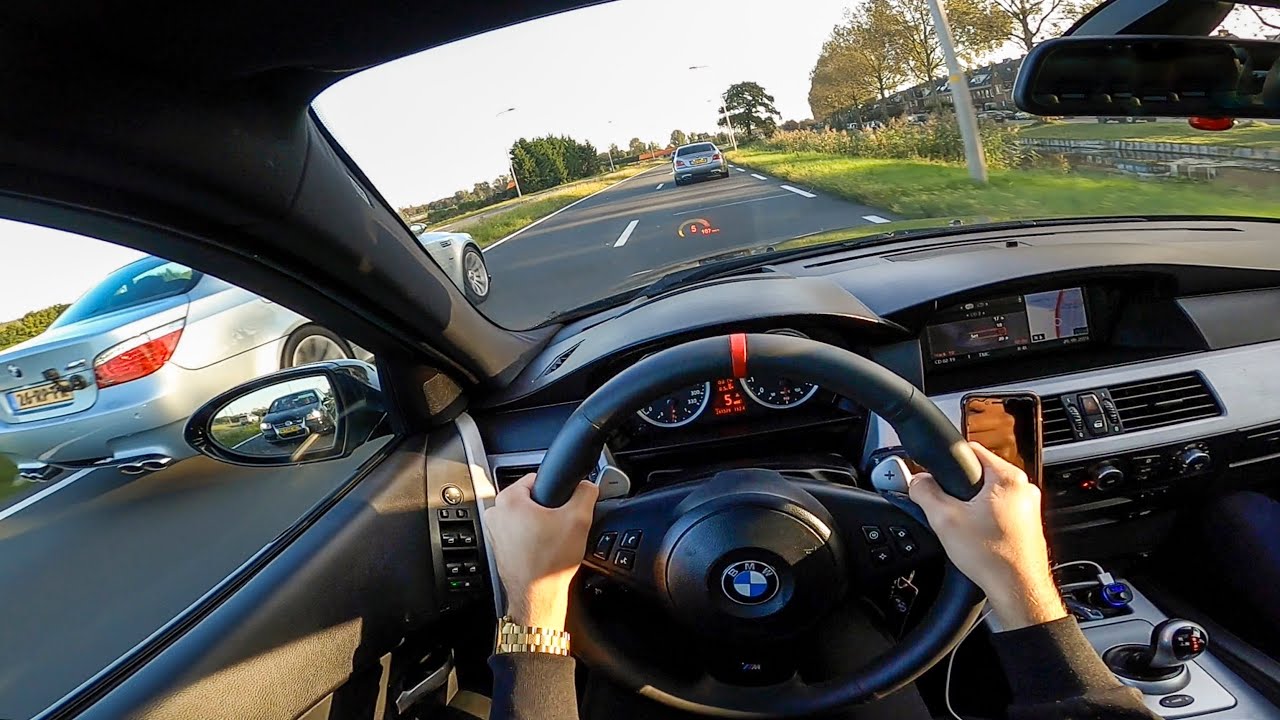 BMW M5 E60 Eisenmann RACE Exhaust POV Drive + 2 Other M5 E60 Eisenmann! PURE V10 SOUND!