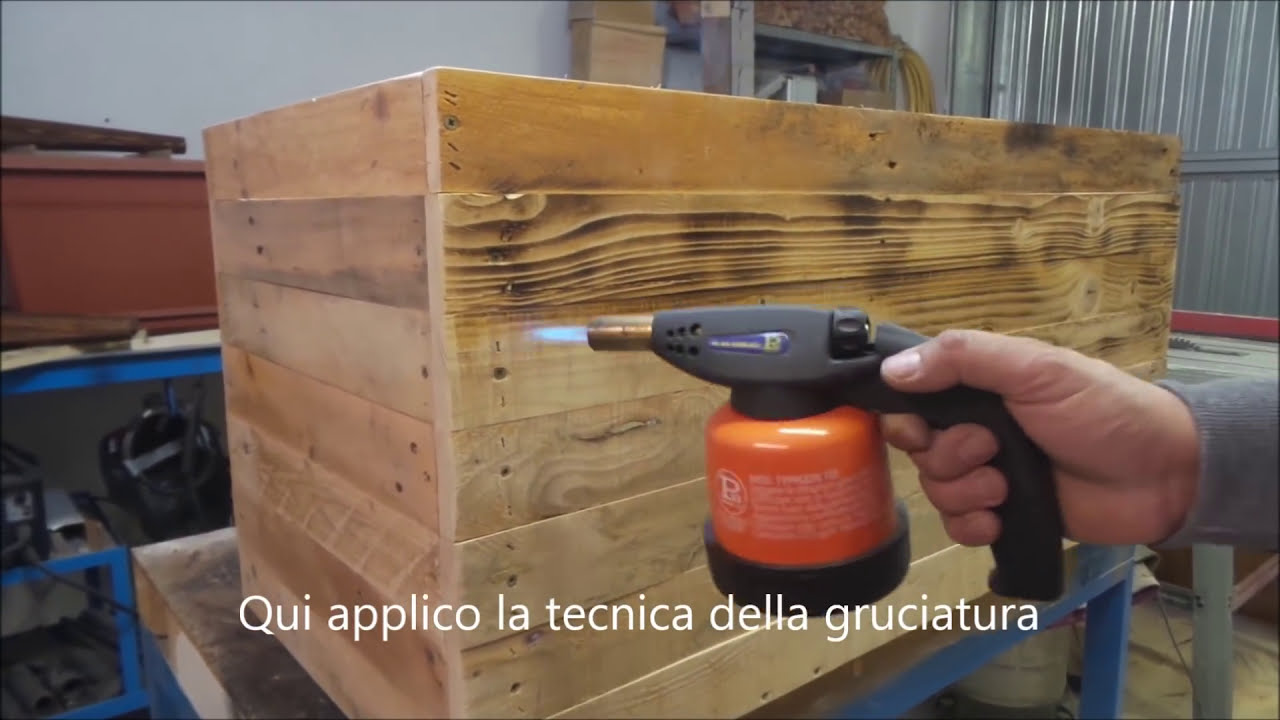 🔨Baule Cassa fatta con riciclo pedane bancali fai da te homemade (DIY trunk pallet recycling)