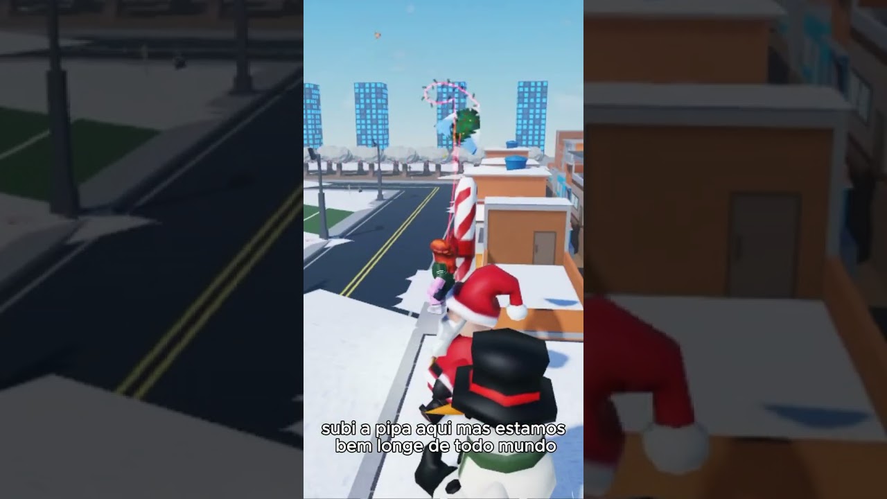 Soltei uma pipa de cima do papai noel no jogo de pipas do roblox! 