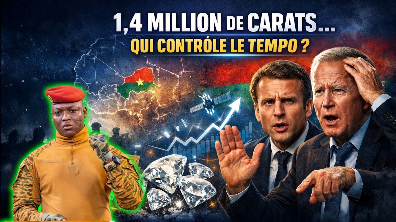 Ibrahim Traoré : 1,4M de carats de diamants secouent le monde !
