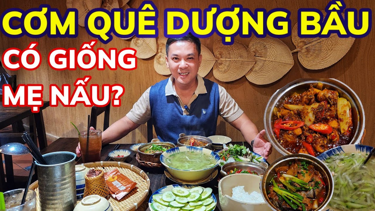 CƠM QUÊ DƯỢNG BẦU CHUẨN VỊ MẸ NẤU NHƯ THẾ NÀO? || Ẩm thực Sài Gòn || Nick Nguyen