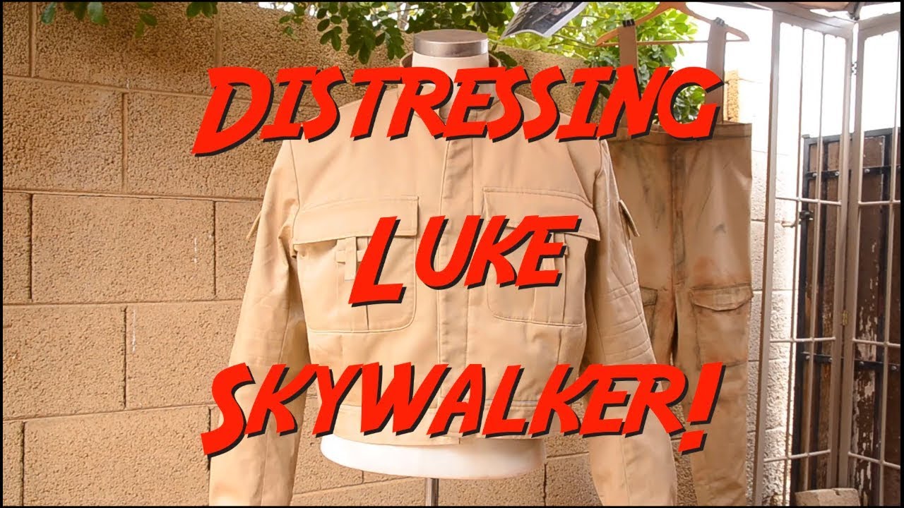 Secrets to Better Cosplay, Distressing Luke Skywalker Costume