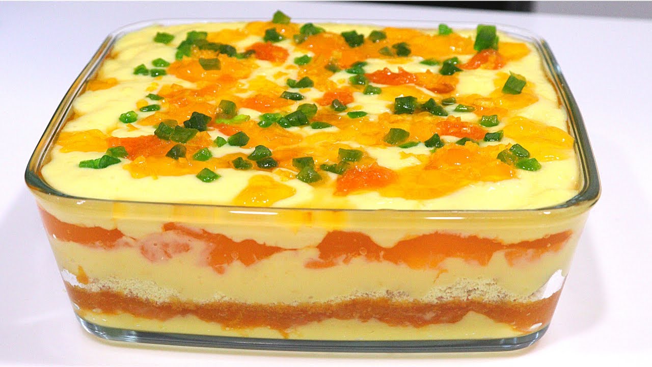 Orange Trifle Delight Recipe |Easy Homemade Fruit Pudding |Custard Trifle |Dessert Recipe-MyFlavours