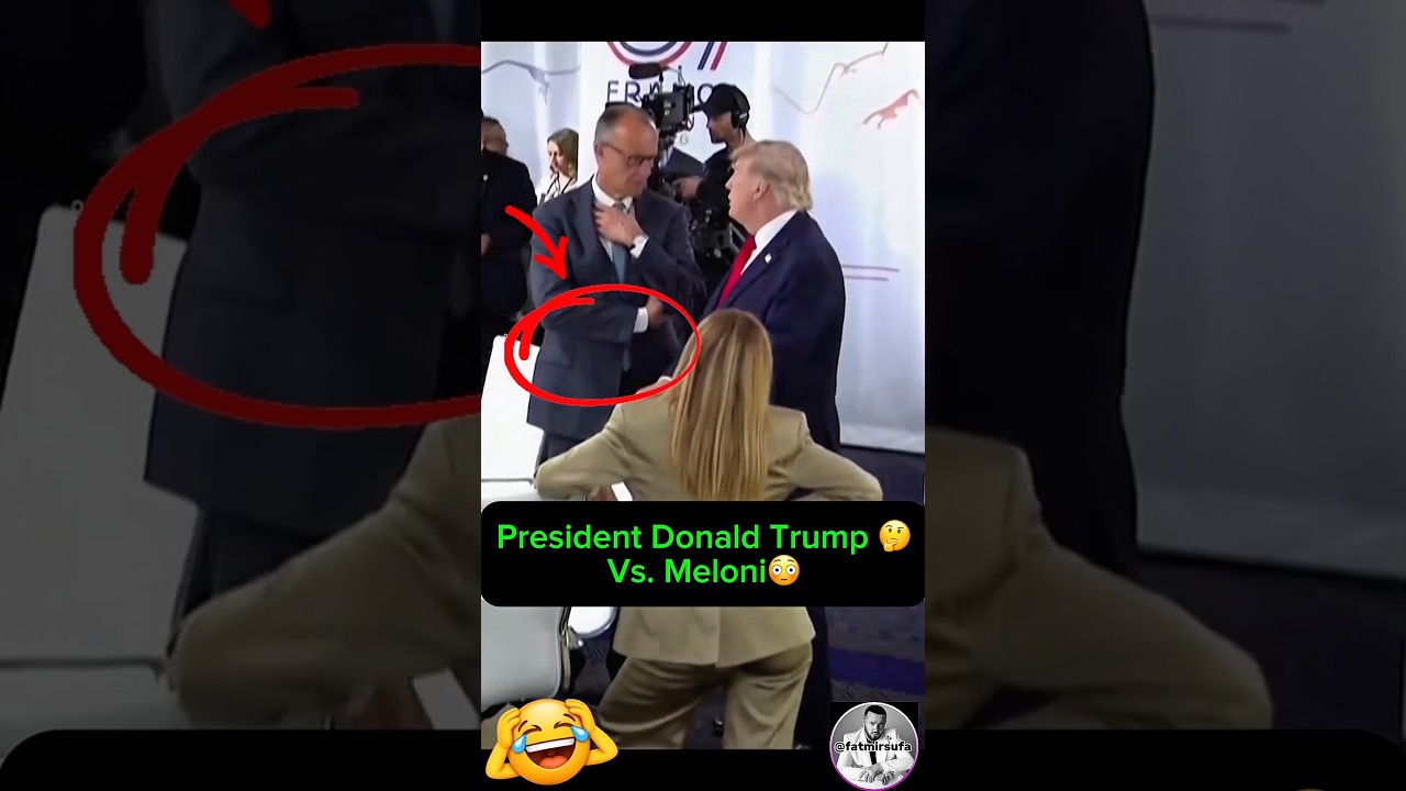 Trump vs. Meloni? Giorgia Meloni was absent from the G7 meeting 🤔😳
