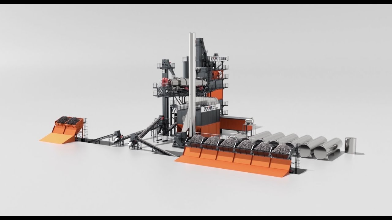TIETUO MACHINERY (TTM) Continuous Recycling Asphalt Mixing Plant