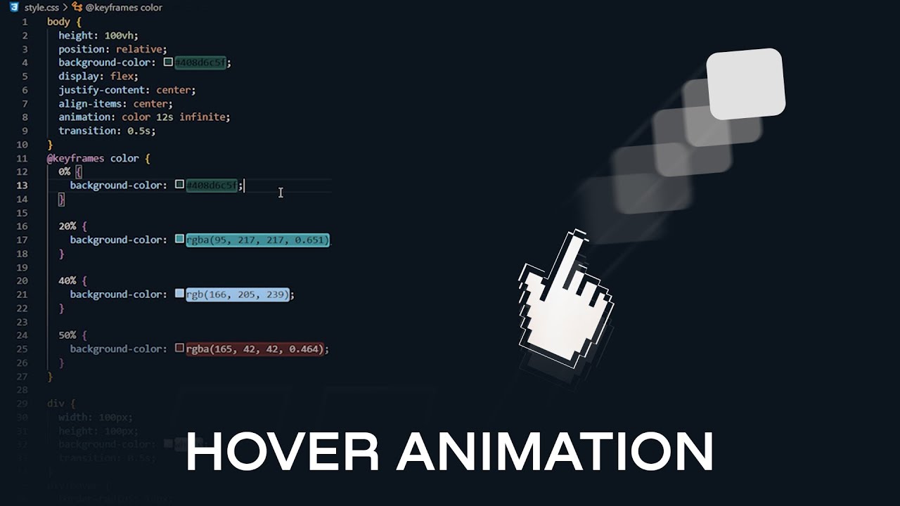 ASMR Coding | Hover animation | @pdpuz