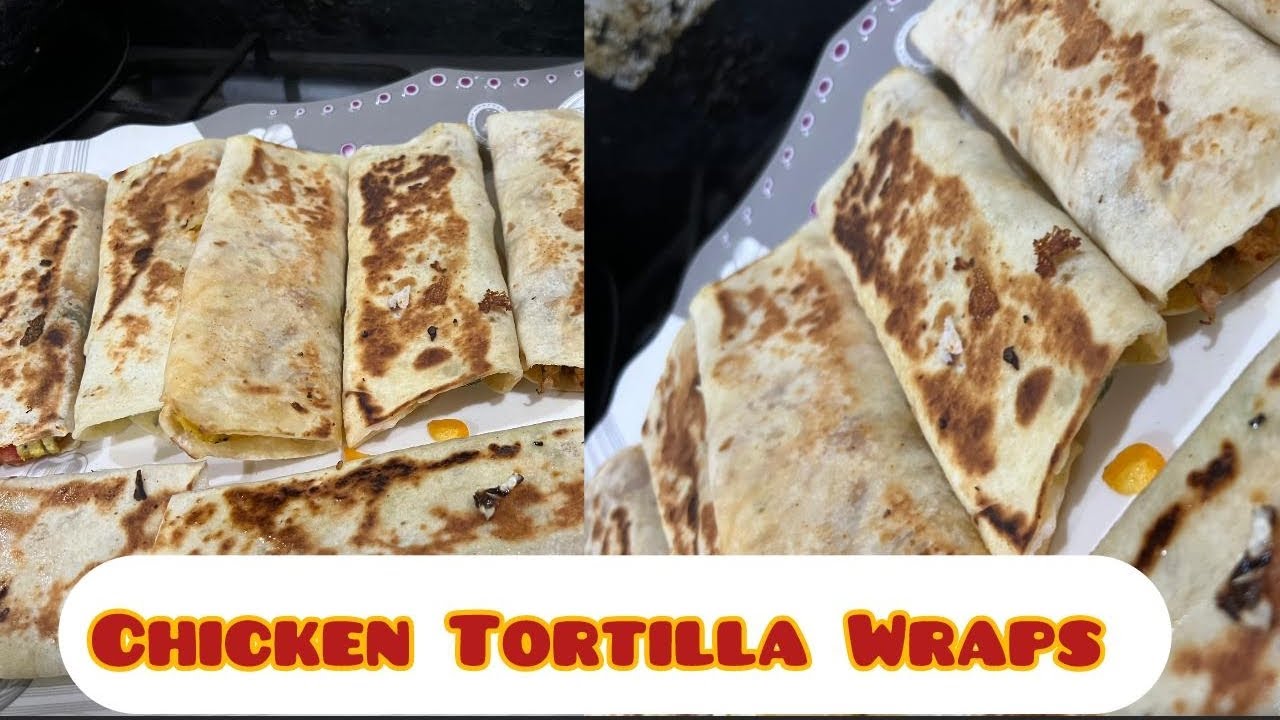 Yummy Chicken Tortilla Wraps | Ramadan Special | #easy #cookingwithsaana #ramzan #food #ramadanfood