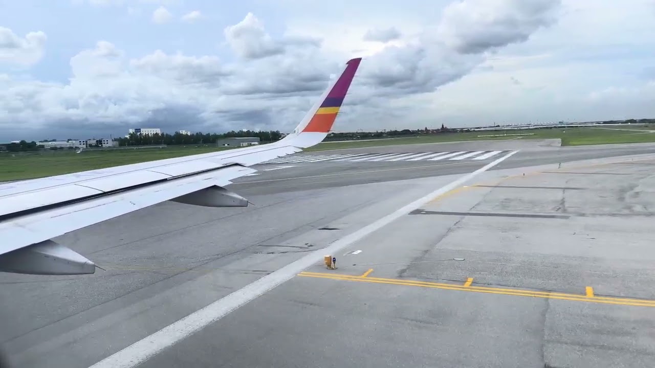 Thai Airways, TG136, Airbus A320, Bangkok (BKK) to Chiang Rai (CEI), Takeoff, 5/26/2025