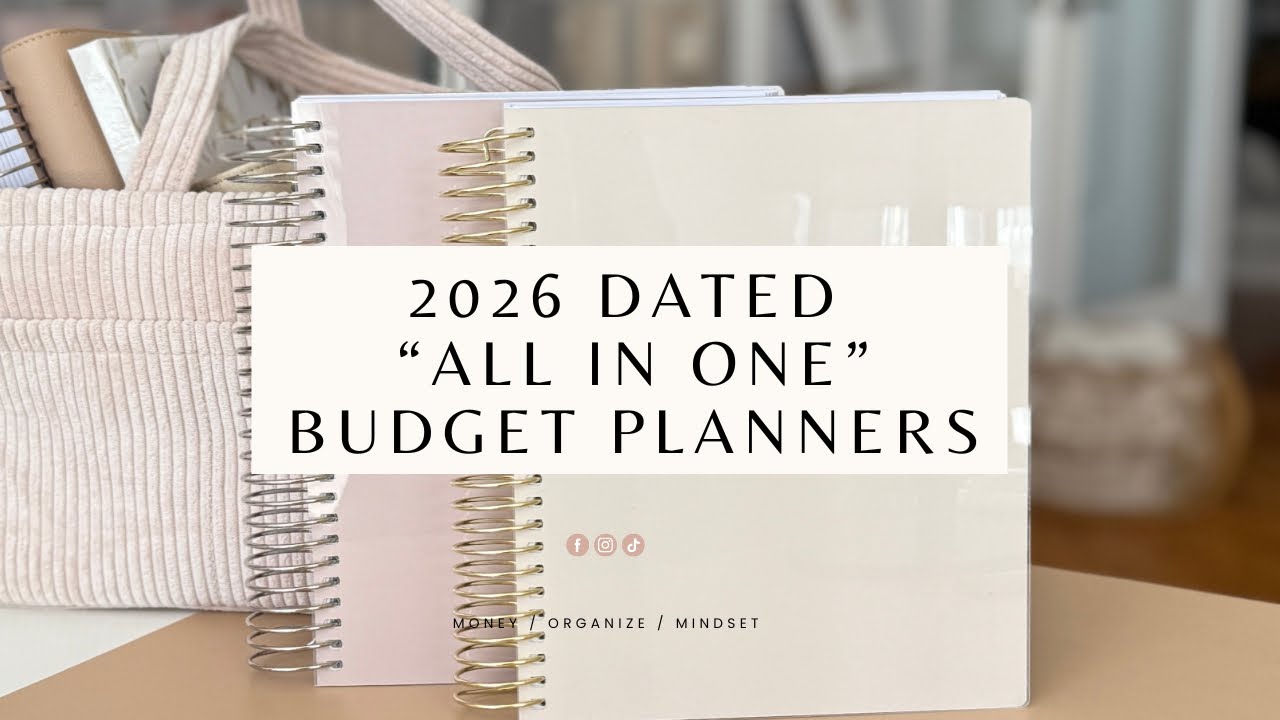 2026 Dated Budget Planners Walkthrough 