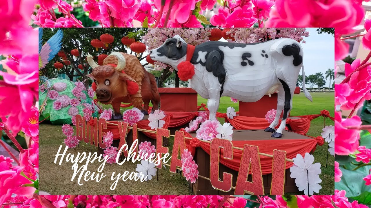 Chinese New Year Decoration at Esplanade Field @ 2021, Georgetown, Penang