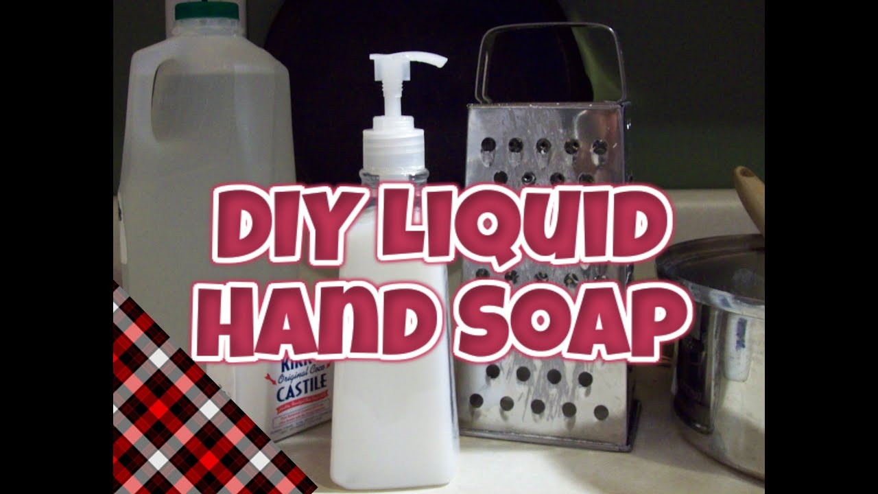 Homemade Liquid Hand Soap
