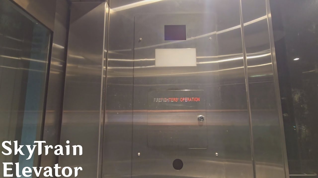 EPIC MOTOR!! Fujitec Hydraulic Elevator at Coquitlam Central Station (Platform 1) - Coquitlam BC