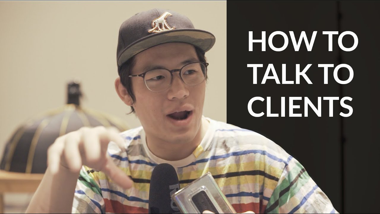 Professional freelance graphic designer shows you how to talk to a client; An real sales call!